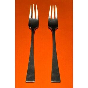 Stanley Roberts Dinner Forks Square Bowl (2)  SRB33 Rogers Insilco Stainless MCM